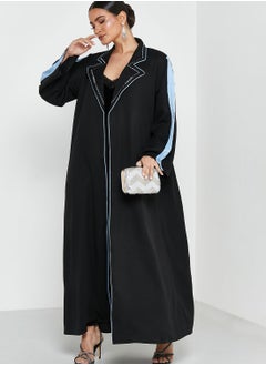 Buy Embellished Sleeve Abaya With Sheila in UAE