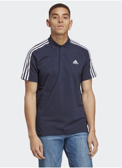 Buy 3 Stripes Pique Logo Polo in UAE