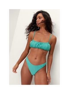 اشتري Recycled Ruched Crop Bikini Set في الامارات