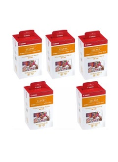 Buy SELPHY Compact Photo Printer Postcard Size Color Ink/Paper Set RP-108 ( Pack of 5 ) in UAE