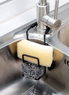 Buy Sink Sink Sponge Holder, Faucet Rack Shower Tray, Kitchen and Bathroom Metal Organizer Hanging Fix Around Faucet(Set of 2) in UAE
