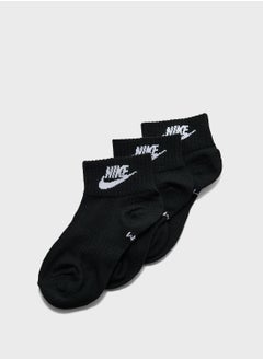 Buy 3 Pack Nsw Everyday Essential Ankle Socks in UAE