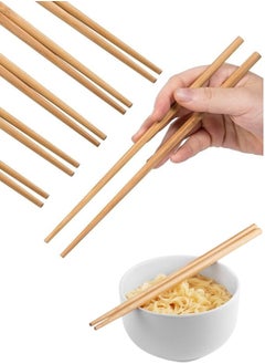 Buy 20pcs Reusable Bamboo Chopsticks - Long, lightweight chopsticks for sushi, rice noodles, and Asian dishes. Chinese and Japanese tableware in Egypt