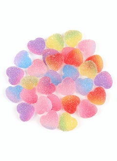 Buy 60Pcs Slime Charms Mixed Candy Resin Cabochon Love Heart Mini Sweet Candy Model Clay Polymer Resin Gummies Kits DIY Slime Accessories for Scrapbooking Crafts in Saudi Arabia