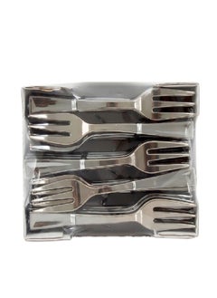 Buy Silver Fork In Box (Small) GS-6317 (1 Pack x 50 Pieces) in UAE