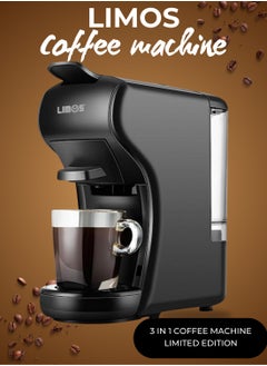 اشتري 3 in 1 Multifunction Coffee Machine – 1450W Coffee Maker with 600ML Detachable Water Tank, Auto Shut Off في الامارات