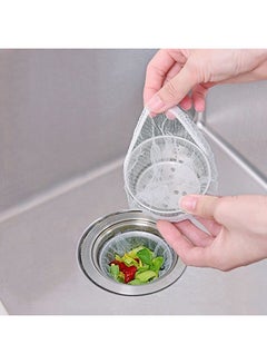 Buy Kitchen Sink Strainer Mesh Bag- 200 Pieces Disposable Sink Net Strainer Filter Bags for Sink Drain for Collecting Kitchen Food Waste Leftover Garbage in Egypt