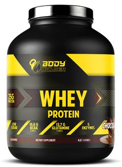 اشتري 100% Whey Protein Support Muscle Growth and Repair, Fast Absorption,Chocolate Wafer 4 Lbs في السعودية