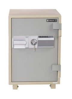 اشتري ESD680 Bumil Safe Anti-Burglar Fireproof Safe Box with a Lockable Drawer & an Adjustable Shelf, Digital Keypad and Emergency Key Lock  (67.5 X45.2 X48CM 94Kgs) - Made in Korea في مصر