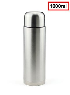 Buy 1L Stainless Steel Vacuum Sealed Insulated Thermos Flask Bottle for Hot and Cold Drinks in UAE