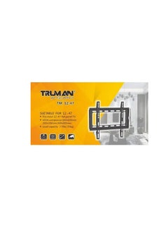 اشتري Truman Tv Bracket 12-47 Fixed Wall Mount - Black في مصر