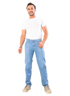 Buy Sky men's jeans, light blue in Egypt