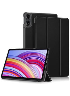 اشتري حافظة لجهاز Xiaomi Redmi Pad Pro 12.1 بوصة 2024، حافظة حماية رفيعة، غطاء ذكي من الجلد الصناعي مع خاصية السكون/الإيقاظ التلقائي، أسود في الامارات