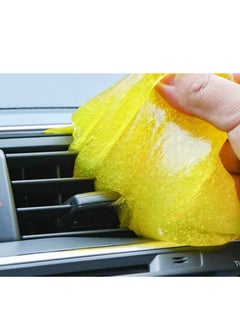 Buy Cleaning Gel Universal Cleaner for Car Vent Keyboard Auto Putty Dashboard Dust Remover Duster Kit in UAE