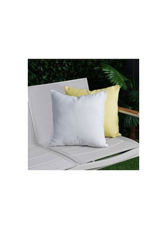 Buy Maverick Filled Cushion 45x45cm - White in UAE