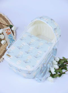 Buy Portable baby cot with thick padded seat with high quality material in UAE