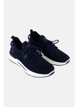 Buy Men Lace Up Outdoor Shoes, Navy Blue in Saudi Arabia