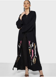 Buy Embroidery Detail Abaya in UAE