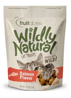 Buy Wildly Natural Salmon Flavor Cat Treats 71g in UAE