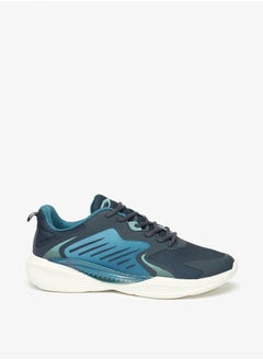 Buy Men's Colourblock Sports Shoes with Lace-Up Closure in Saudi Arabia