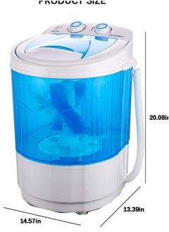 Buy Shoe Washing Machine Small Household, Portable Lazy Washing Machine, 360° Cleaning, 10 Minutes Fast Cleaning, Safe Material Does Not Hurt Shoes Blue/White in UAE