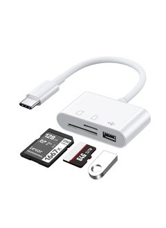 اشتري High-Speed Multi-Connector Card Reader for Mobile and PCtype-c to sd/tf dual card + USB triple type-c to sd/tf dual card + USB triple في السعودية