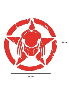 Buy Space Predator Star Sticker - RED in Egypt