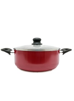 اشتري Easycook Non-Stick Casserole with Glass Lid | Scratch-Resistant Cooking Pot في الامارات