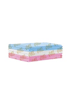 Buy A to Z  Disposable Changing Mats - 45 x 60cm - Large Pack of  of 6 - Blue/Pink/White-Rainbow in UAE