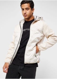 Buy Zip Through Quilted Jacket in UAE