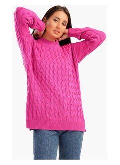 Buy Knitted Pullover with Slits in Egypt