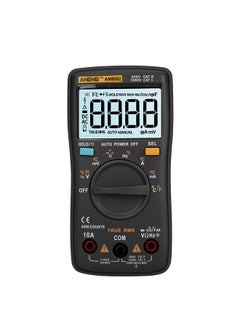 اشتري AN8002 6000 Counts True RMS Multifunctional Digital Multimeter Voltmeter Ammeter Handheld Mini Universal Meter Current Resistance Capacitance Frequency Duty Cycle Diode Tester في الامارات