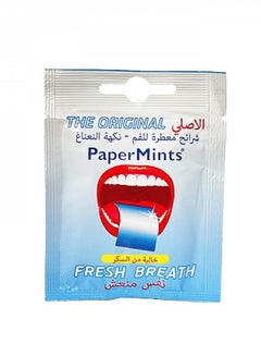 Buy Mint flavored mouth freshener strips for fresh breath, 24 slices in Saudi Arabia