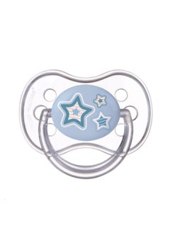 اشتري Silicone Soother 0-6m Round NEWBORN BABY with cap في مصر