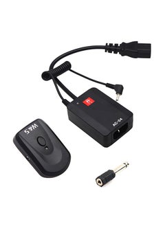 اشتري Wireless Trigger System with Transmitter Receiver 4 Channels with 3.5mm to 6.35mm Adapter for Photography Studio Flash Light في السعودية