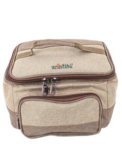 Buy ALGHAFA, Ezbat Hatta bag for trips, Kashtat bag, camping bag, large size, wooden, size 17*26*26 cm in UAE