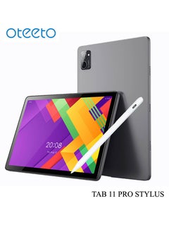 Buy Oteeto TAB 11 Pro Stylus 10.1 Inch Display 5G Android Tablet PC With Wireless Keyboard Stylus Pen and 6000 mAh Battery Grey in UAE