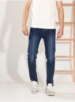 Buy Men's dark blue jeans in Egypt