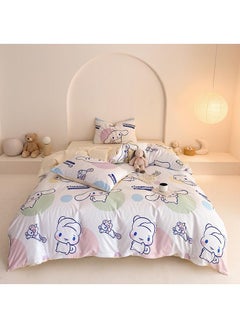 Buy 4-Piece Cinnamoroll Cotton Comfortable Set Fitted Sheet Set Children'S Day Gift Birthday Gift in UAE
