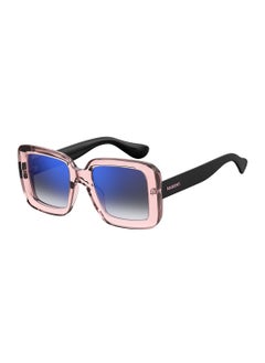 Buy Women's UV Protection Square Sunglasses - Geriba Pink Blue 53 - Lens Size: 53 Mm in UAE