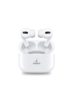 اشتري Original Wireless Airpuds With Touch Compatible With All Mobile Devices From Kindo ,White Color في السعودية