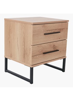 Buy Urban 2-Drawer Nightstand 39.6x53x48 cm in Saudi Arabia