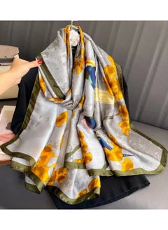 Buy Spring and summer fashion print shawls Women's beach scarves in Saudi Arabia