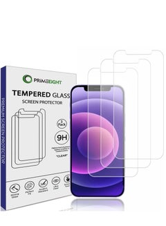 Buy PRIMEEIGHT iPhone 11 Pro Max Screen Protector 6.5 Inch Display - Ultra Thin 9H Hardness Tempered Glass iPhone 11 Pro Max Pack of 3 - Easy to Install HD Clear Screen Protector 11 Pro MAX in Saudi Arabia