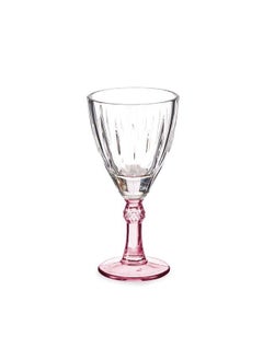 Buy Wine Cup Pink Color 275 ml 6 Pieces Set , Spain in UAE