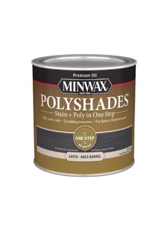 Buy Polyshades Oil-Based One Step Stain and Polyurethane Finish Satin Aged Barrel 0.5pt 213994444 in Saudi Arabia