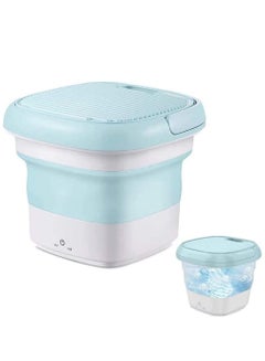 Buy Mini Foldable Washing Machine Portable Deep Cloth Cleaning Washing Machine for Home Multicolor in UAE
