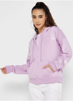 Buy Graphic Zip Thru Hoodie in UAE