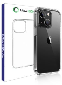 Buy Transparent Crystal Clear iPhone 15 Case 6.1 inch - Shockproof Curved Edges apple iphone 15 case HD Clear Anti Scratch in Saudi Arabia