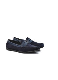 اشتري Harper Men's Penny Loafers Leather Fashion Men Flat Shoes Slip on Boat Deck Casual Moccasin Slippers في الامارات